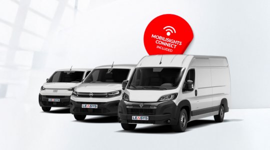 Leasys potencia la gestión inteligente y eficiente de su flota con la integración de Mobilisights Connect en los vehículos comerciales