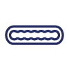 Carriles Airline de Aluminio SemiCircular