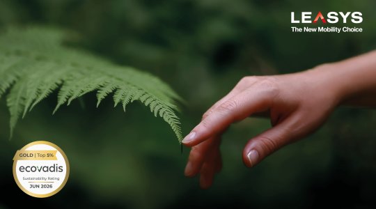 Leasys Portugal renova distinção OURO na Ecovadis e  consolida posição entre as 5% empresas mais sustentáveis
